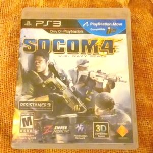 PlayStation3 SOCOM 4 (U.S. NAVY SEALS) video game